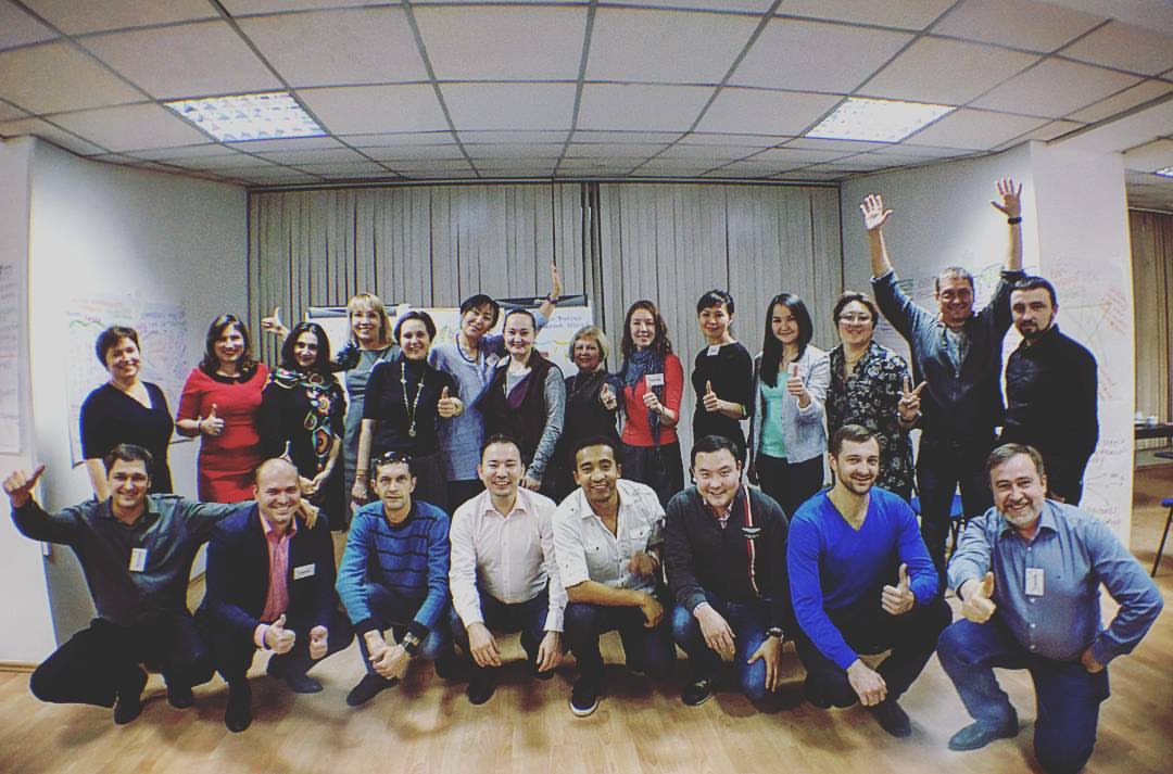 Приняли участие в тренинге "Коучинг эффективных команд" от Erickson International Central Asia & Caucasus